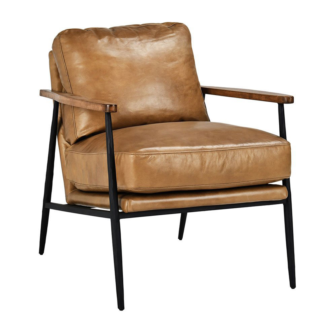 Classic Home Christopher Leather Club Chair