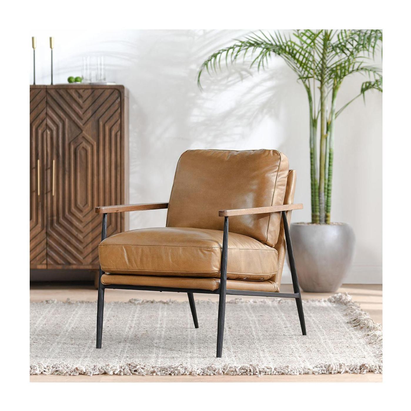 Classic Home Christopher Leather Club Chair