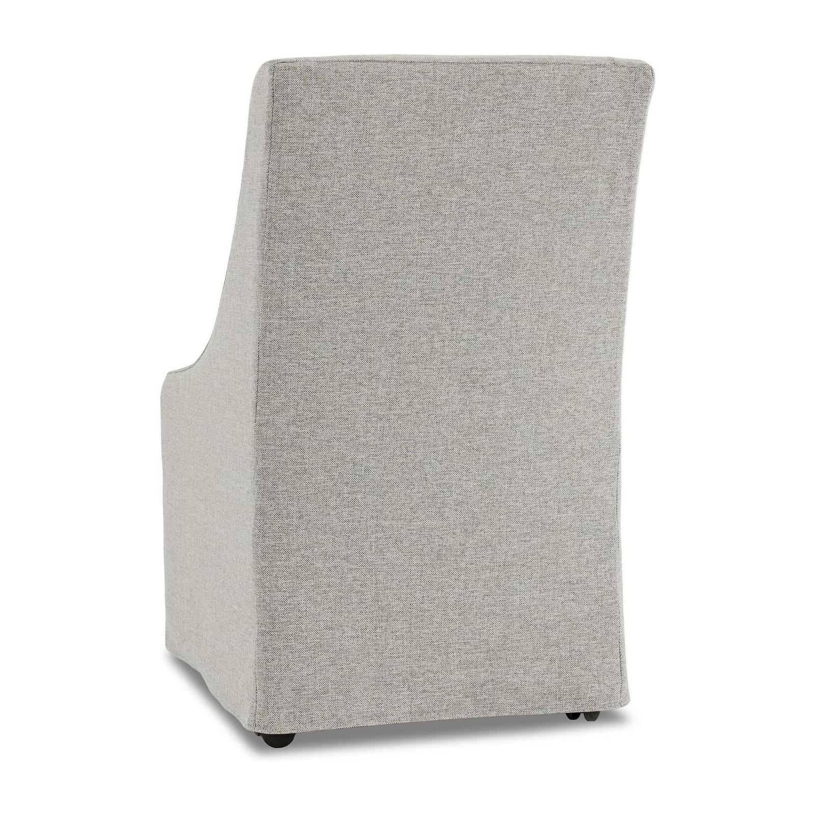 Classic Home Warwick Upholstered Rolling Dining Chair