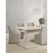 Classic Home Warwick Upholstered Rolling Dining Chair