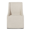 Classic Home Warwick Upholstered Rolling Dining Chair