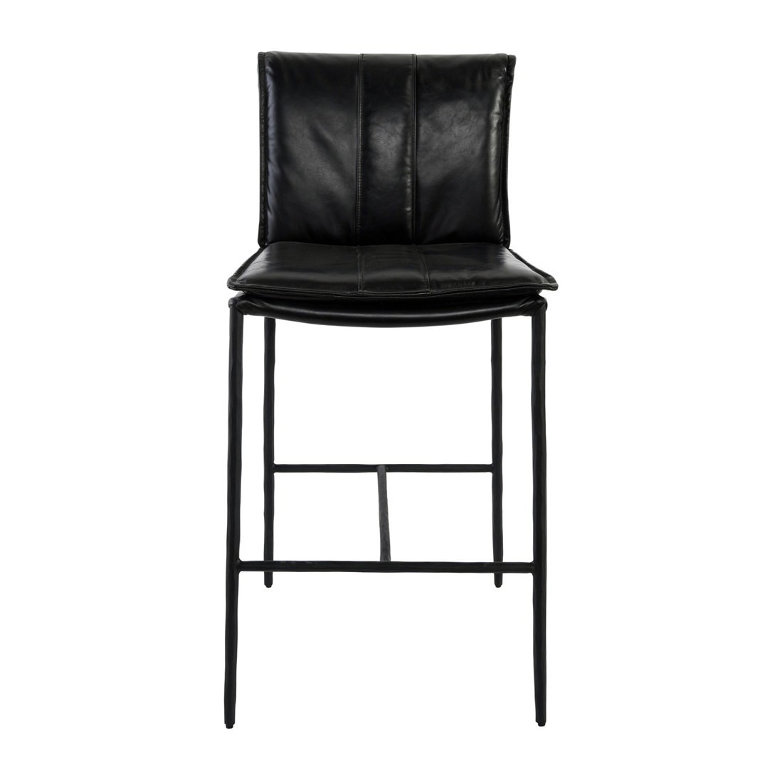 Classic Home Mayer Leather Counter Stool