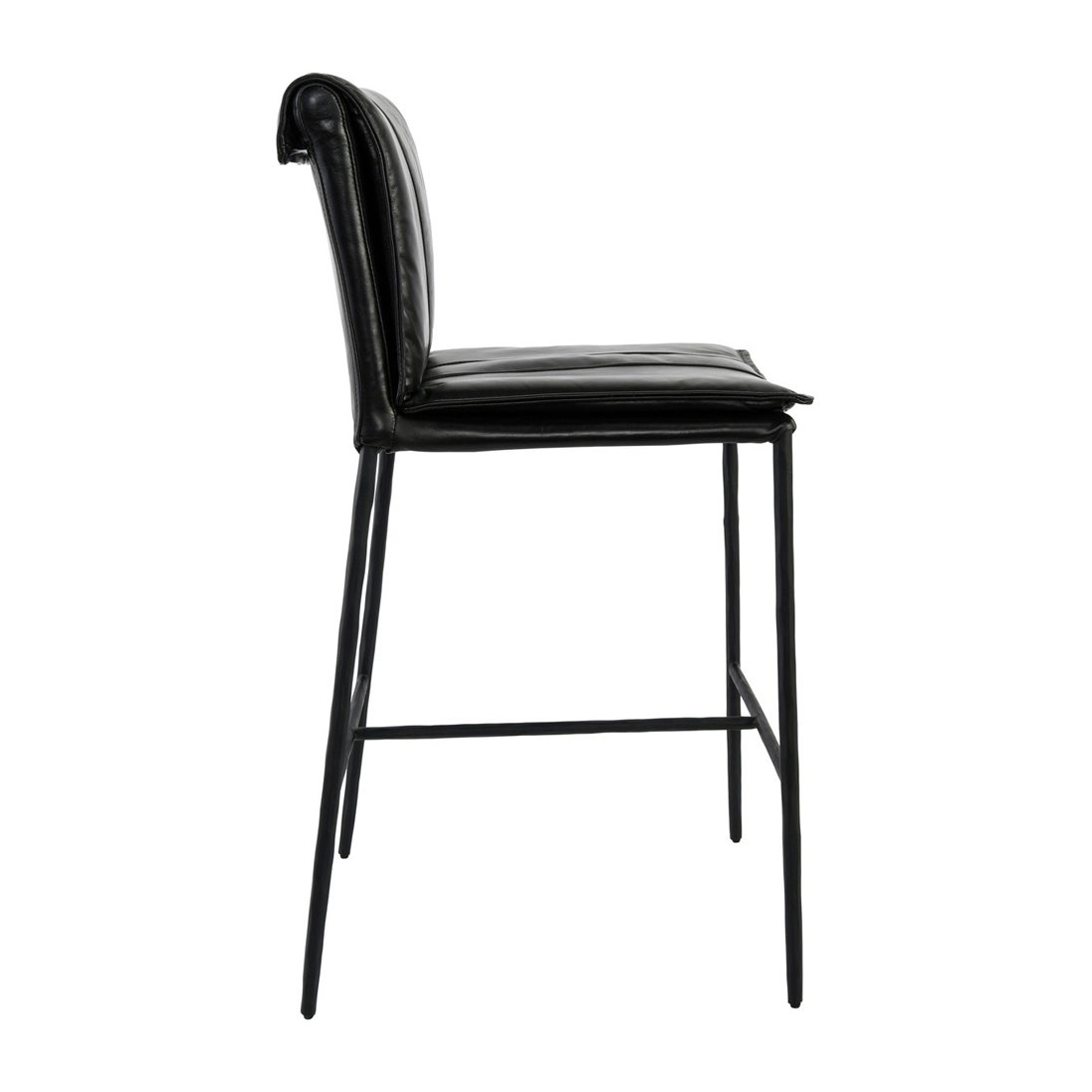 Classic Home Mayer Leather Counter Stool