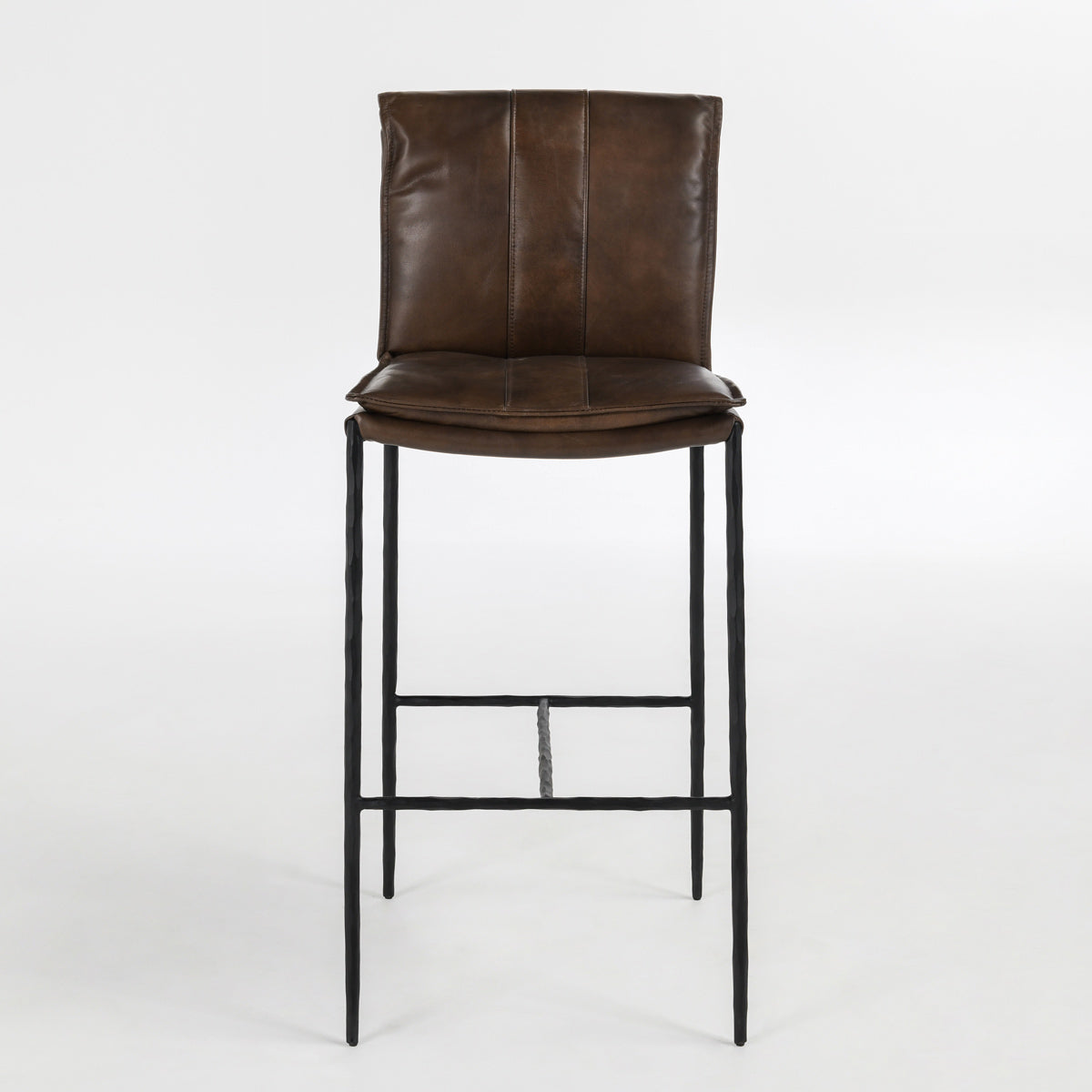 Classic Home Mayer Leather Bar Stool