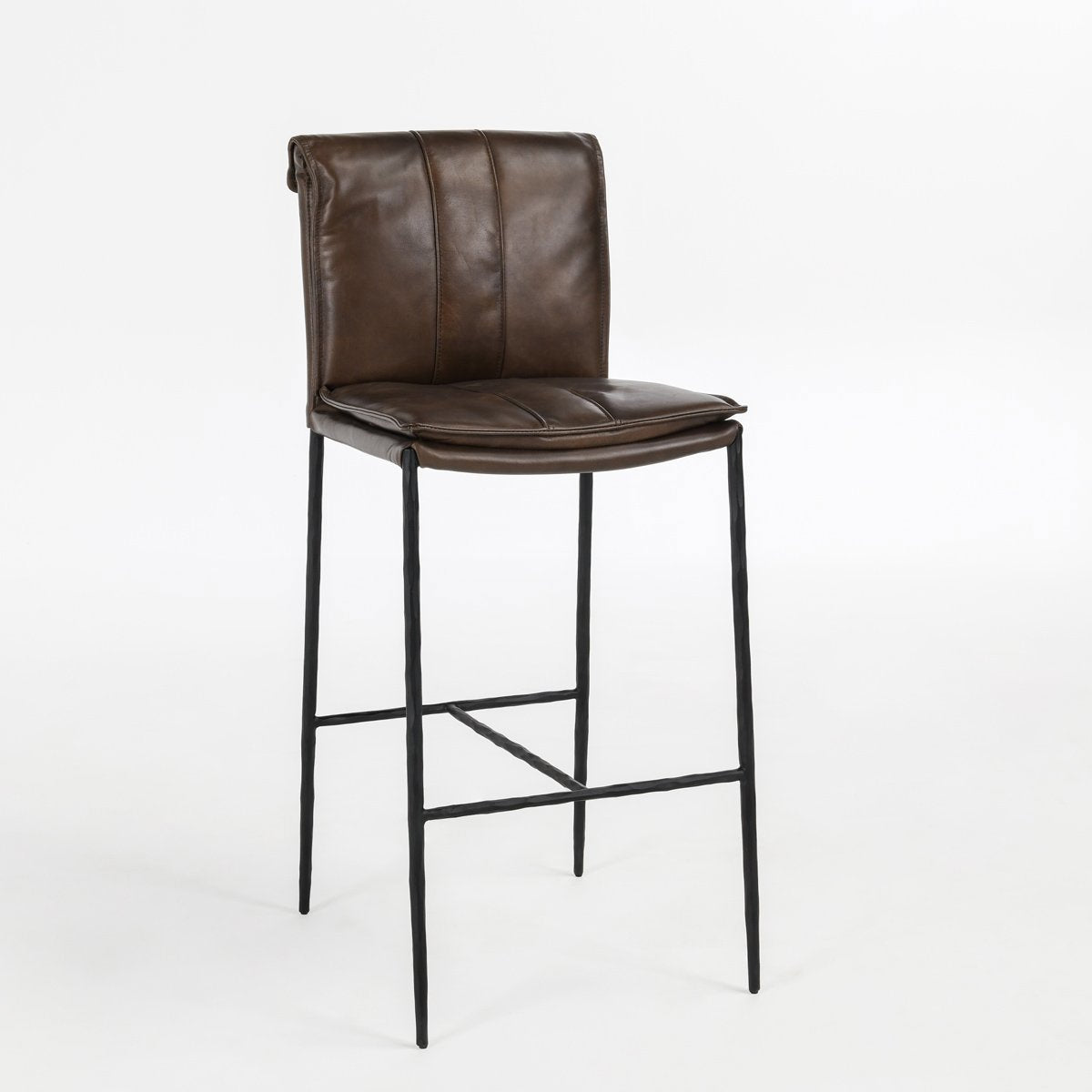 Classic Home Mayer Leather Bar Stool