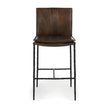 Classic Home Mayer Leather Counter Stool