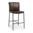 Classic Home Mayer Leather Counter Stool
