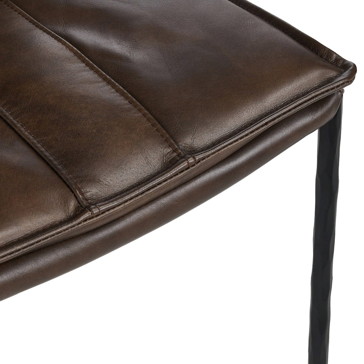 Classic Home Mayer Leather Counter Stool