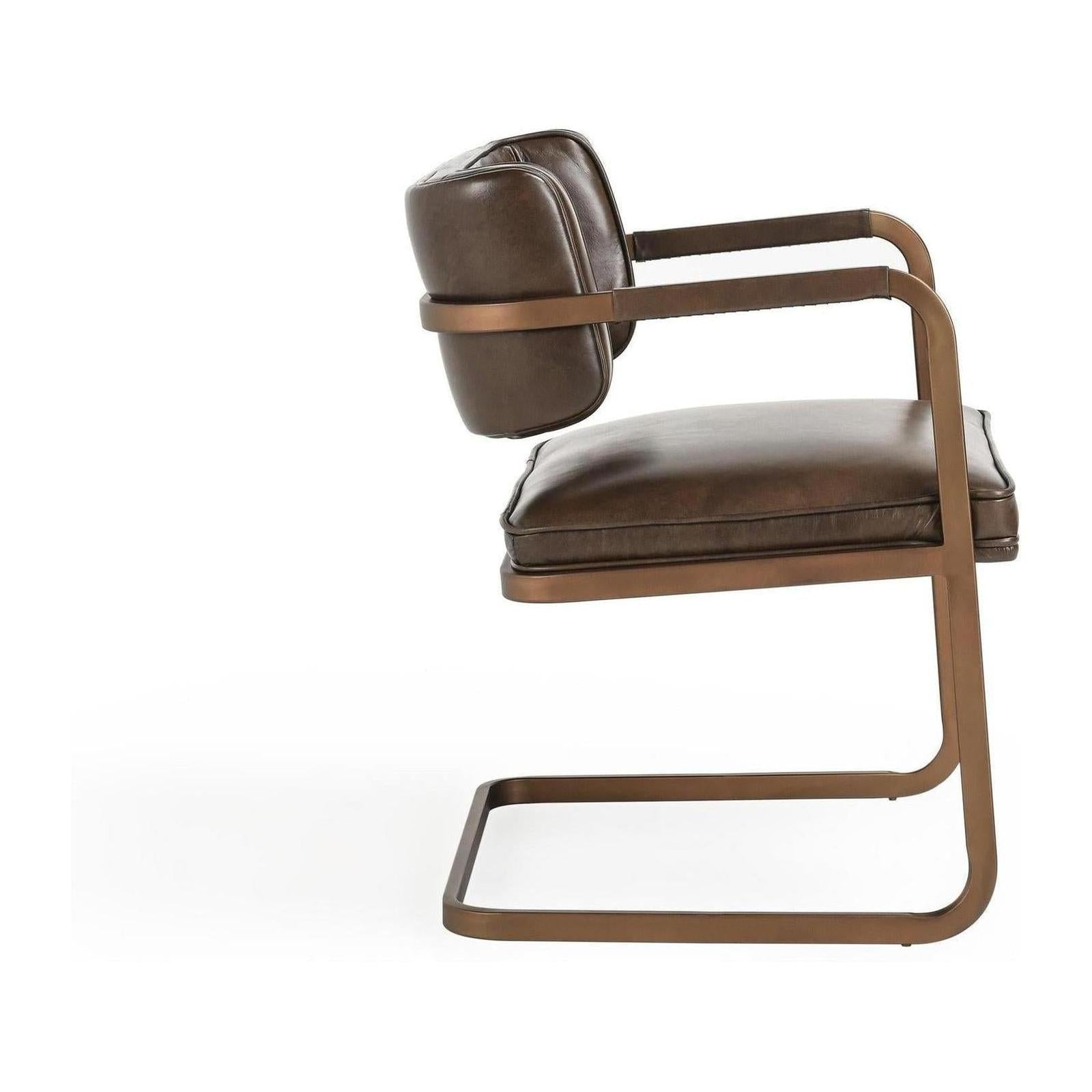 Classic Home Fonda Leather Dining Chair