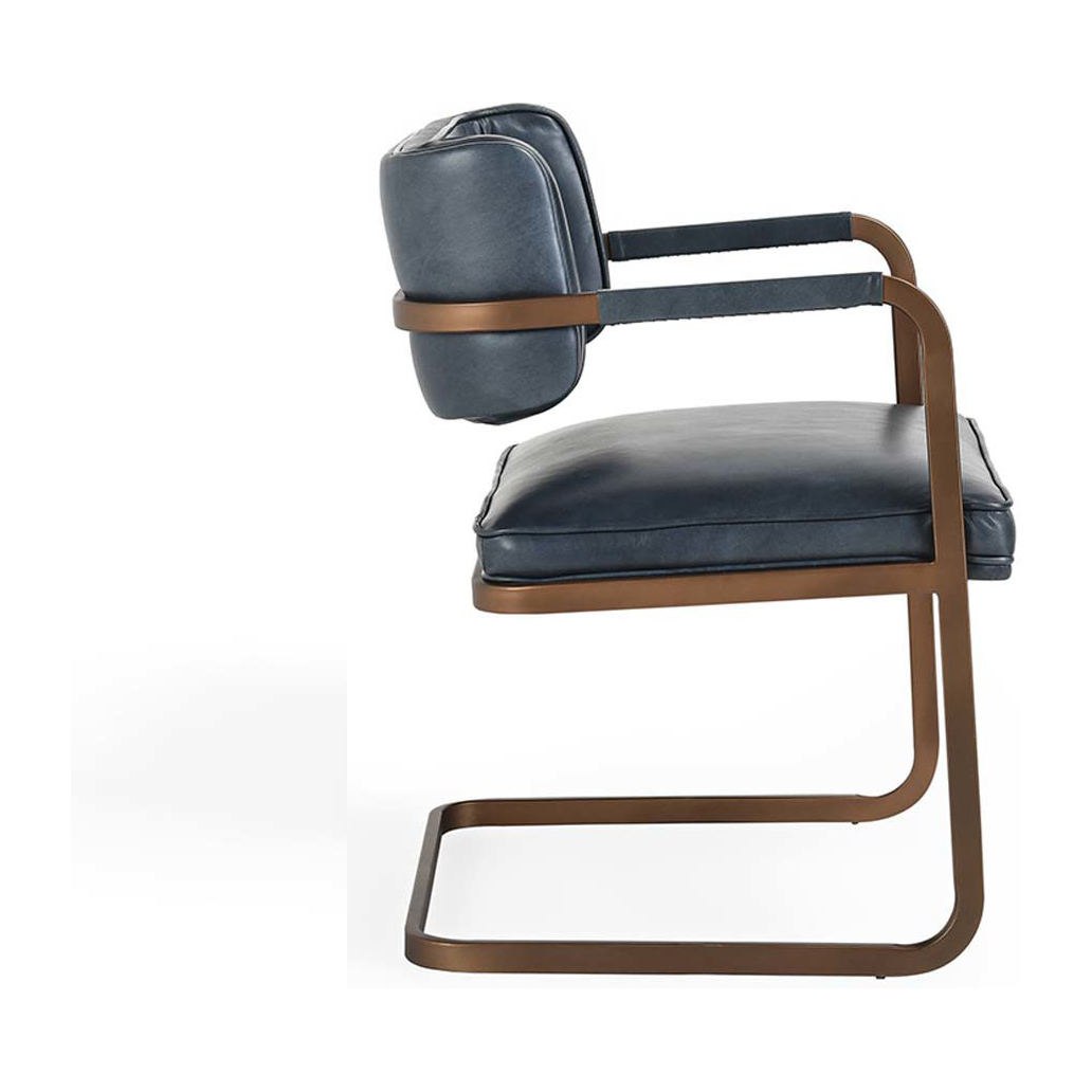 Classic Home Fonda Leather Dining Chair