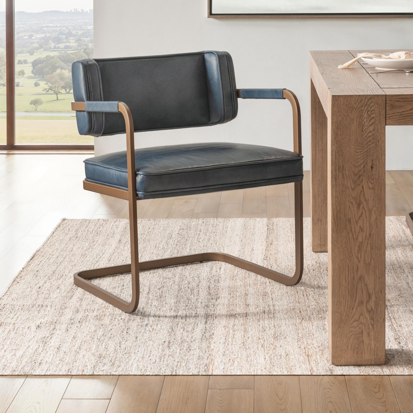 Classic Home Fonda Leather Dining Chair