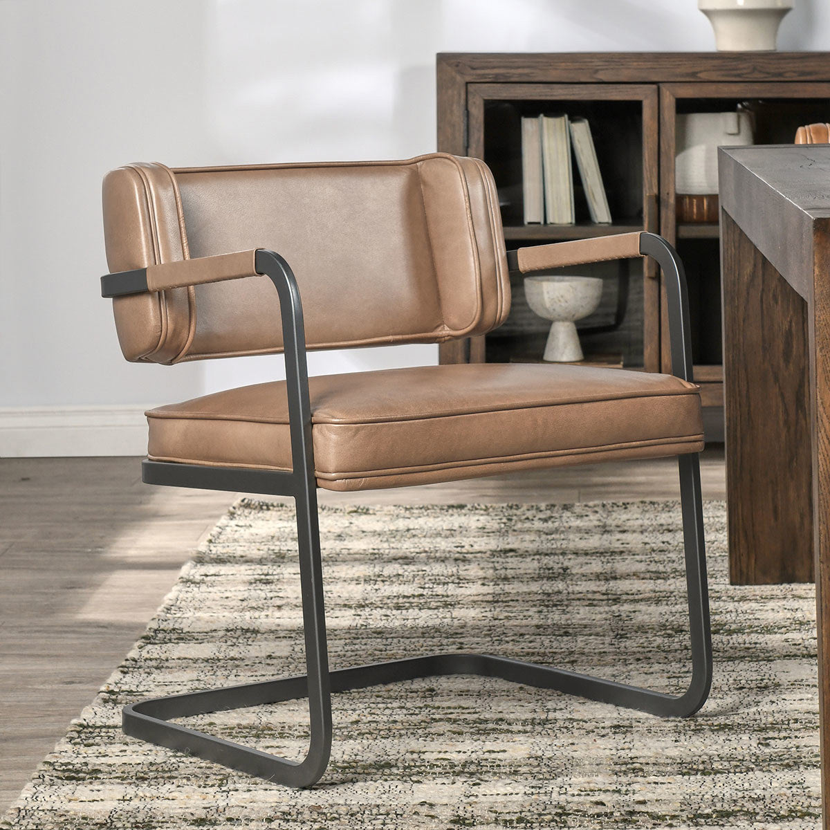 Classic Home Fonda Leather Dining Chair
