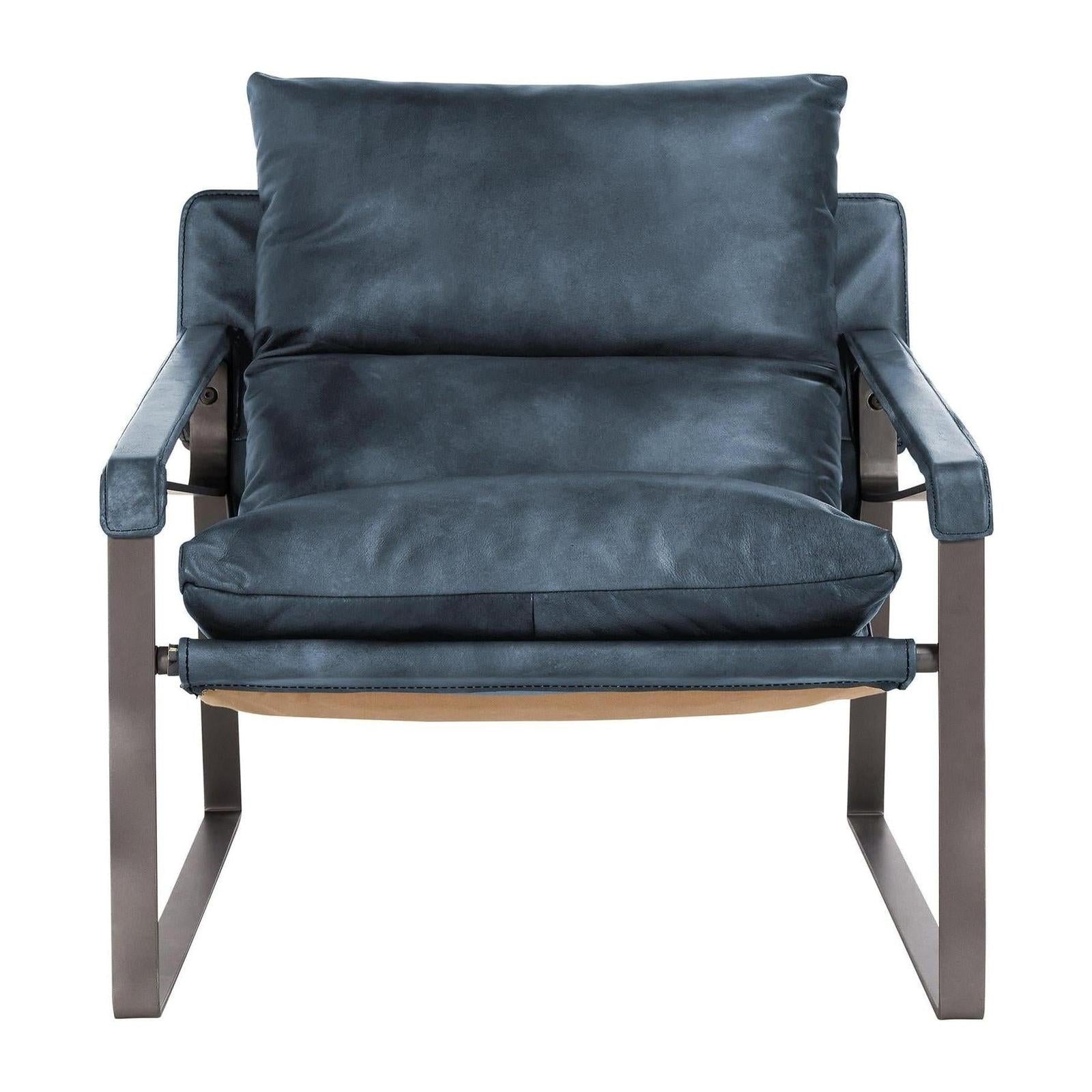 Classic Home Morgan Leather Accent Chair