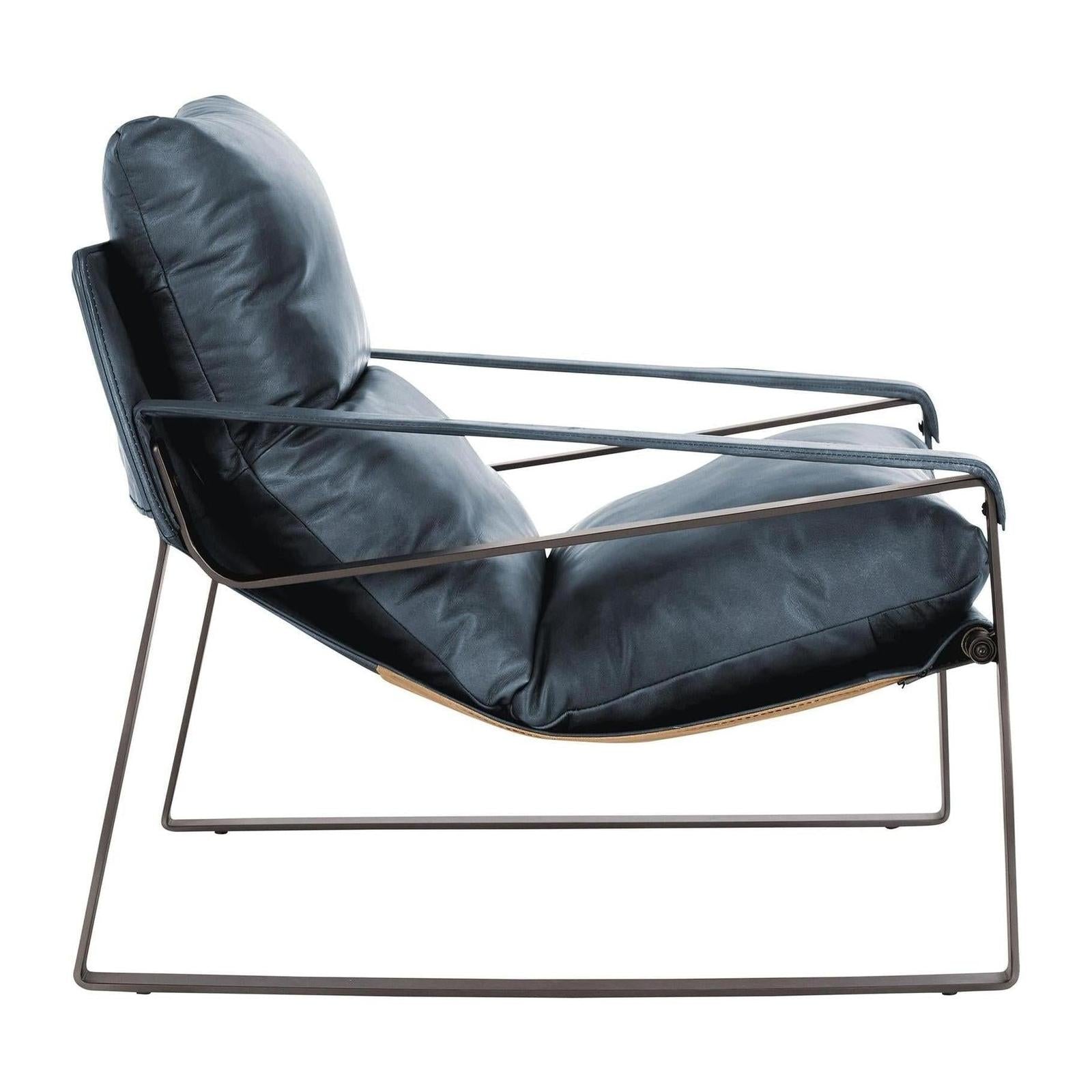 Classic Home Morgan Leather Accent Chair
