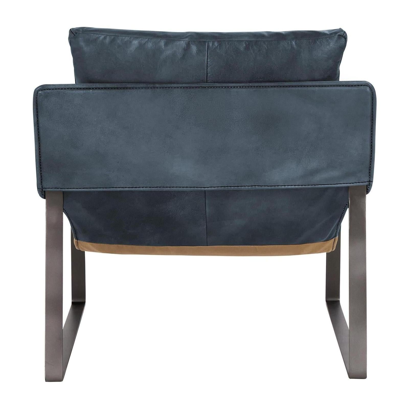 Classic Home Morgan Leather Accent Chair