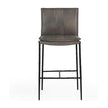 Classic Home Mayer Leather Counter Stool