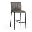 Classic Home Mayer Leather Counter Stool