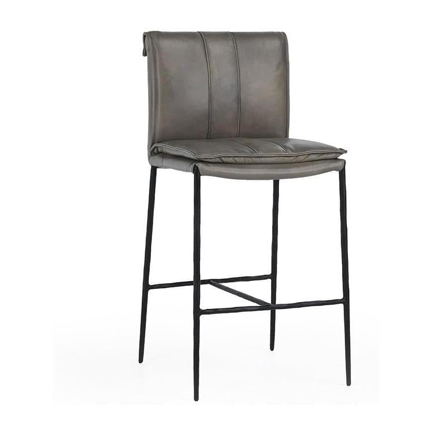 Classic Home Mayer Leather Counter Stool