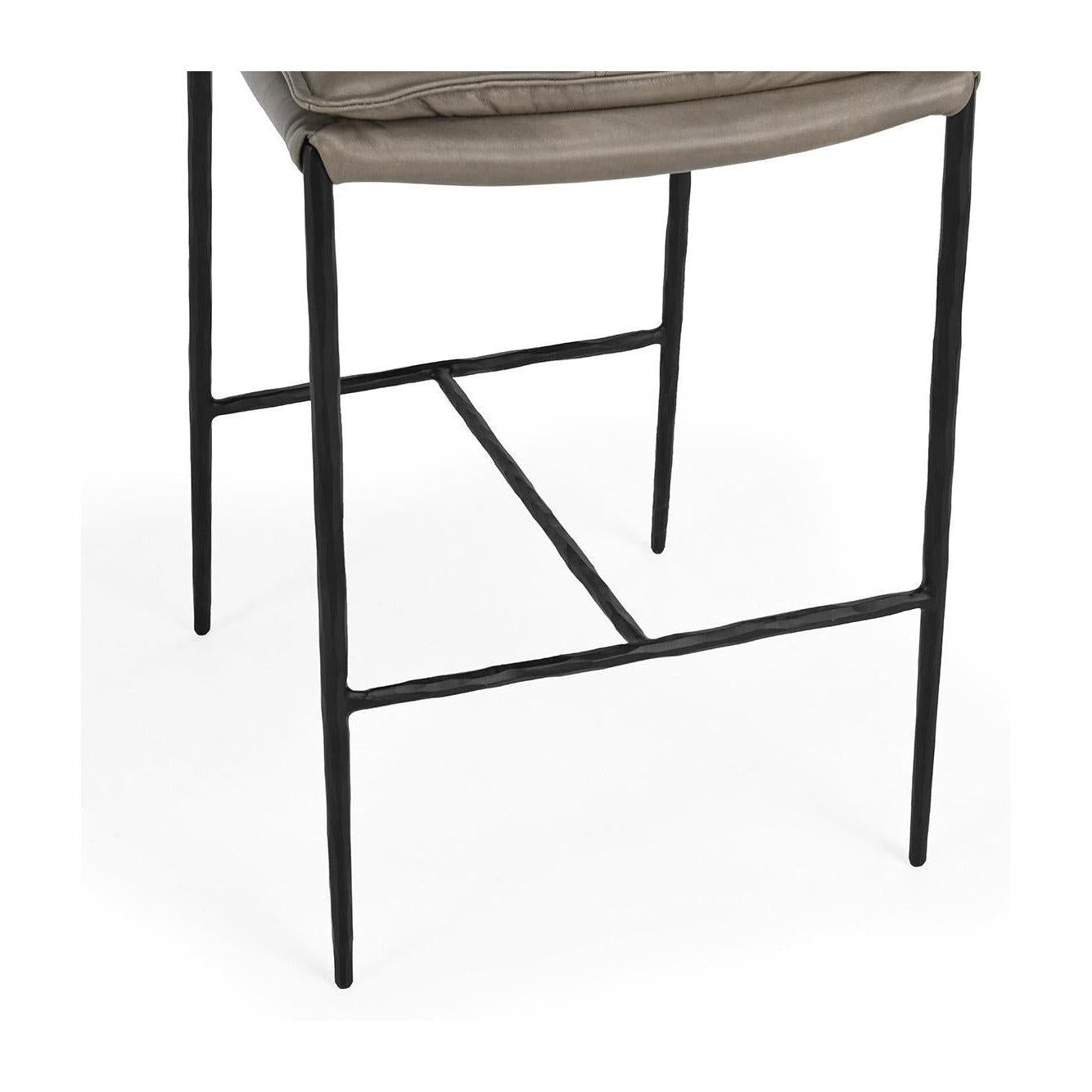 Classic Home Mayer Leather Counter Stool