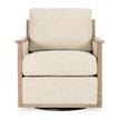 Classic Home Norman Upholstered Swivel Chair