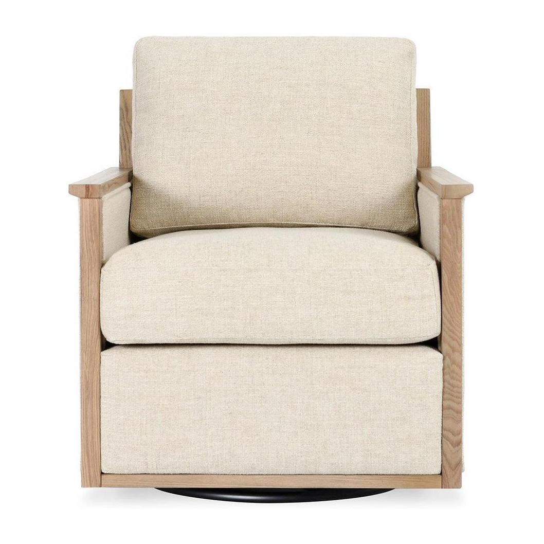 Classic Home Norman Upholstered Swivel Chair