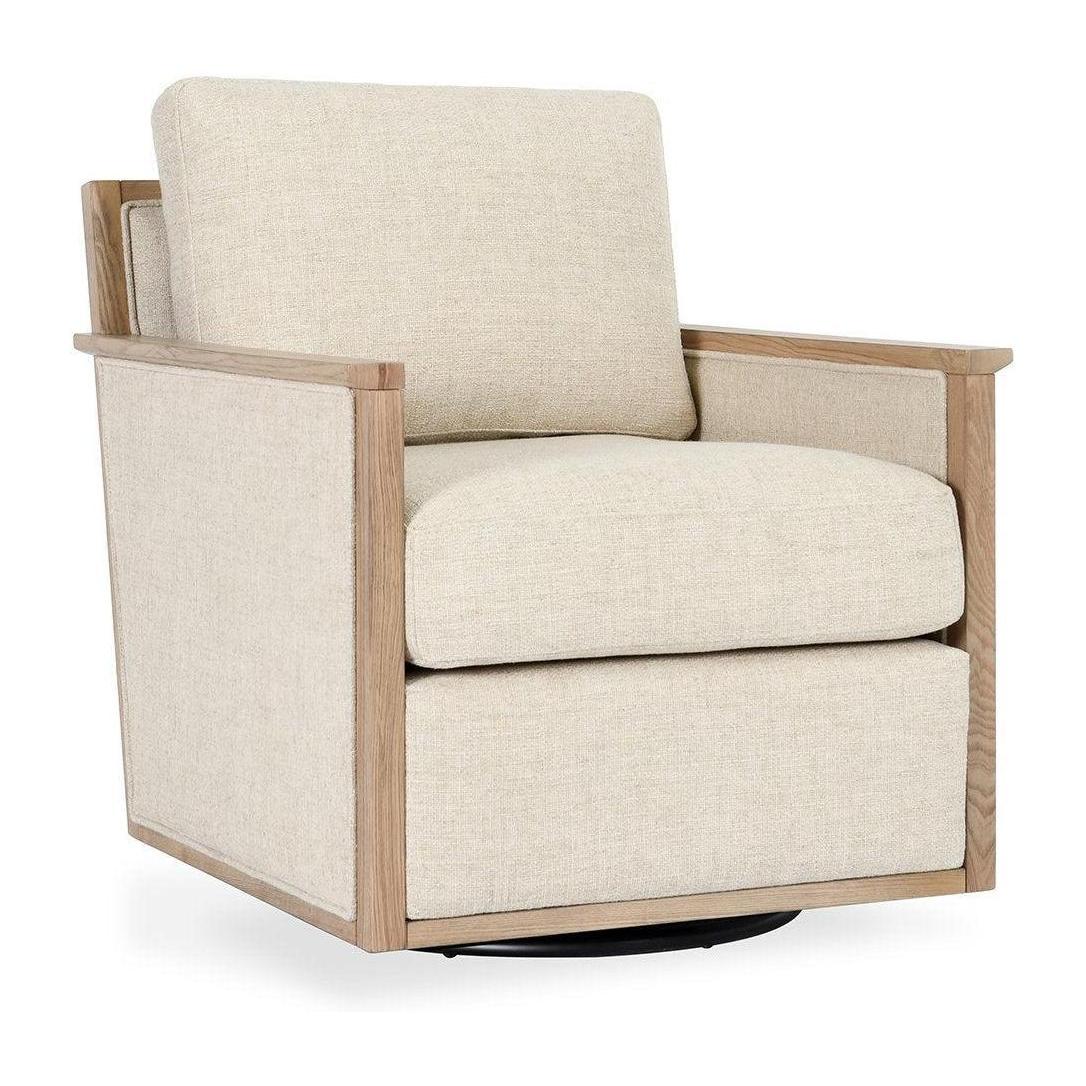 Classic Home Norman Upholstered Swivel Chair