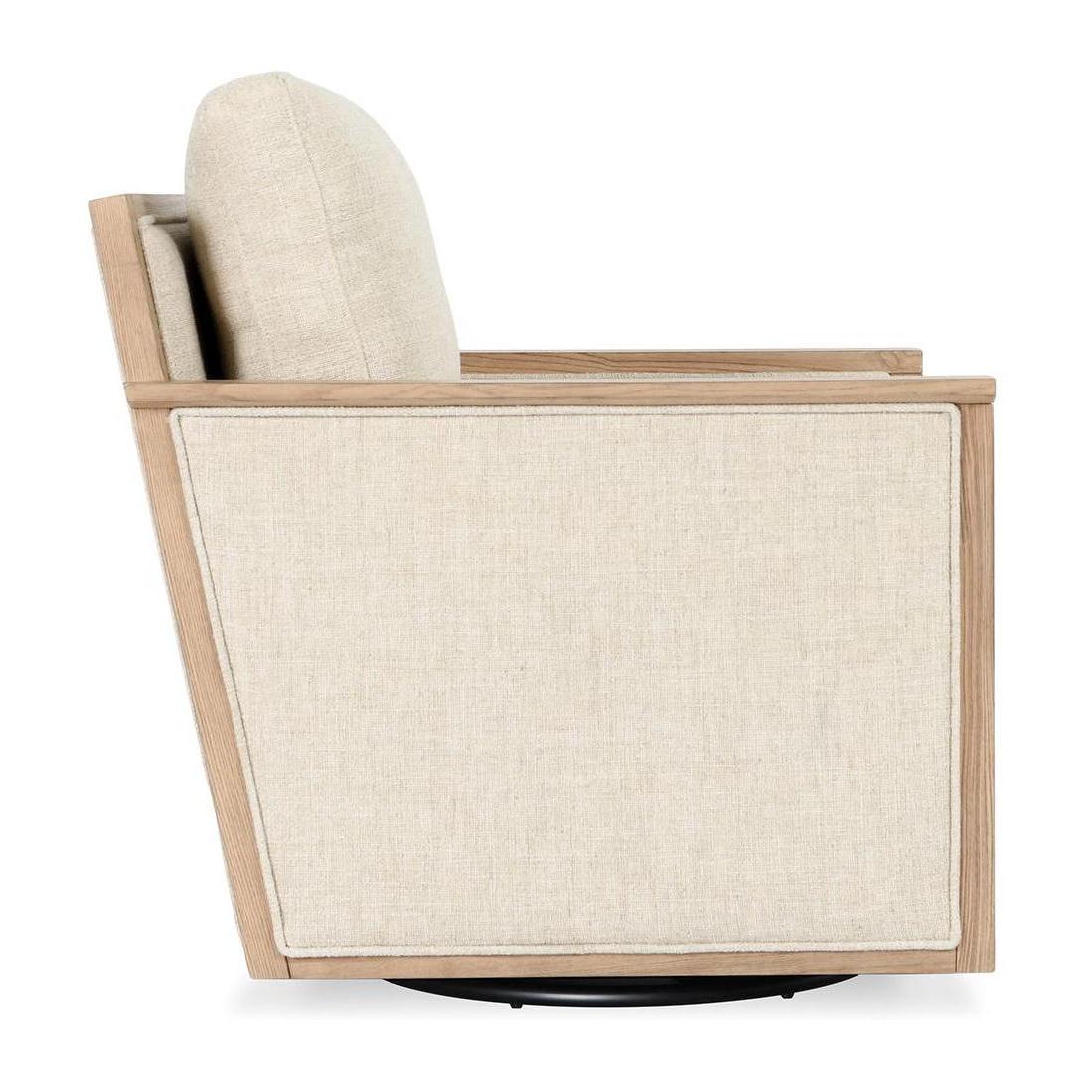 Classic Home Norman Upholstered Swivel Chair