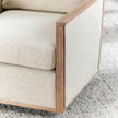 Classic Home Norman Upholstered Swivel Chair