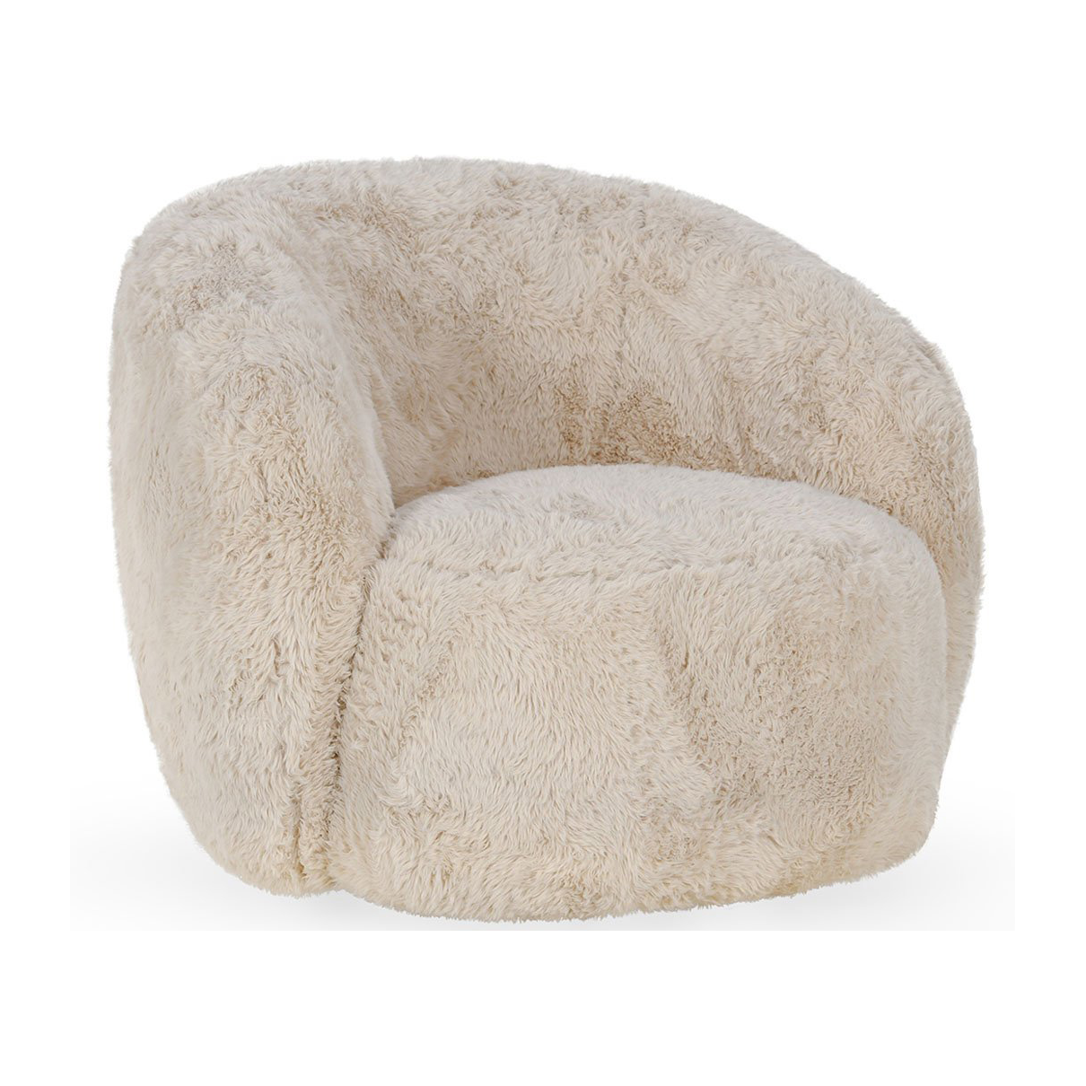 Classic Home Adley Plush Swivel Chair