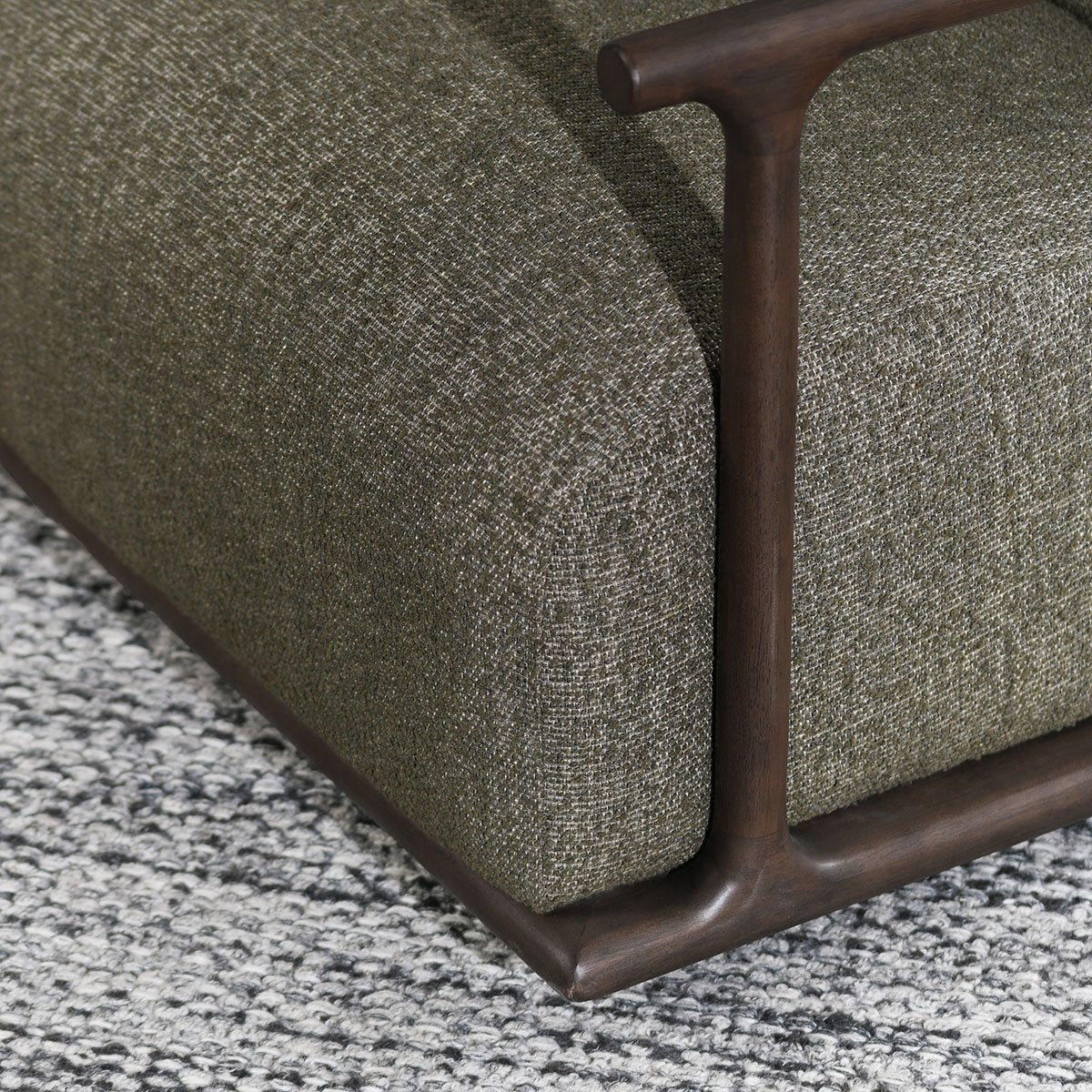 Classic Home Lucia Upholstered Swivel Chair