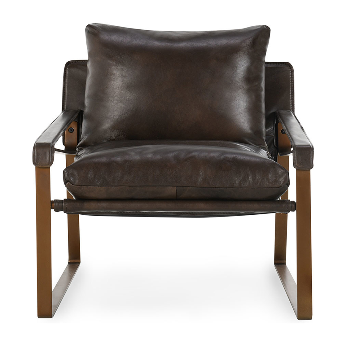 Classic Home Morgan Leather Accent Chair