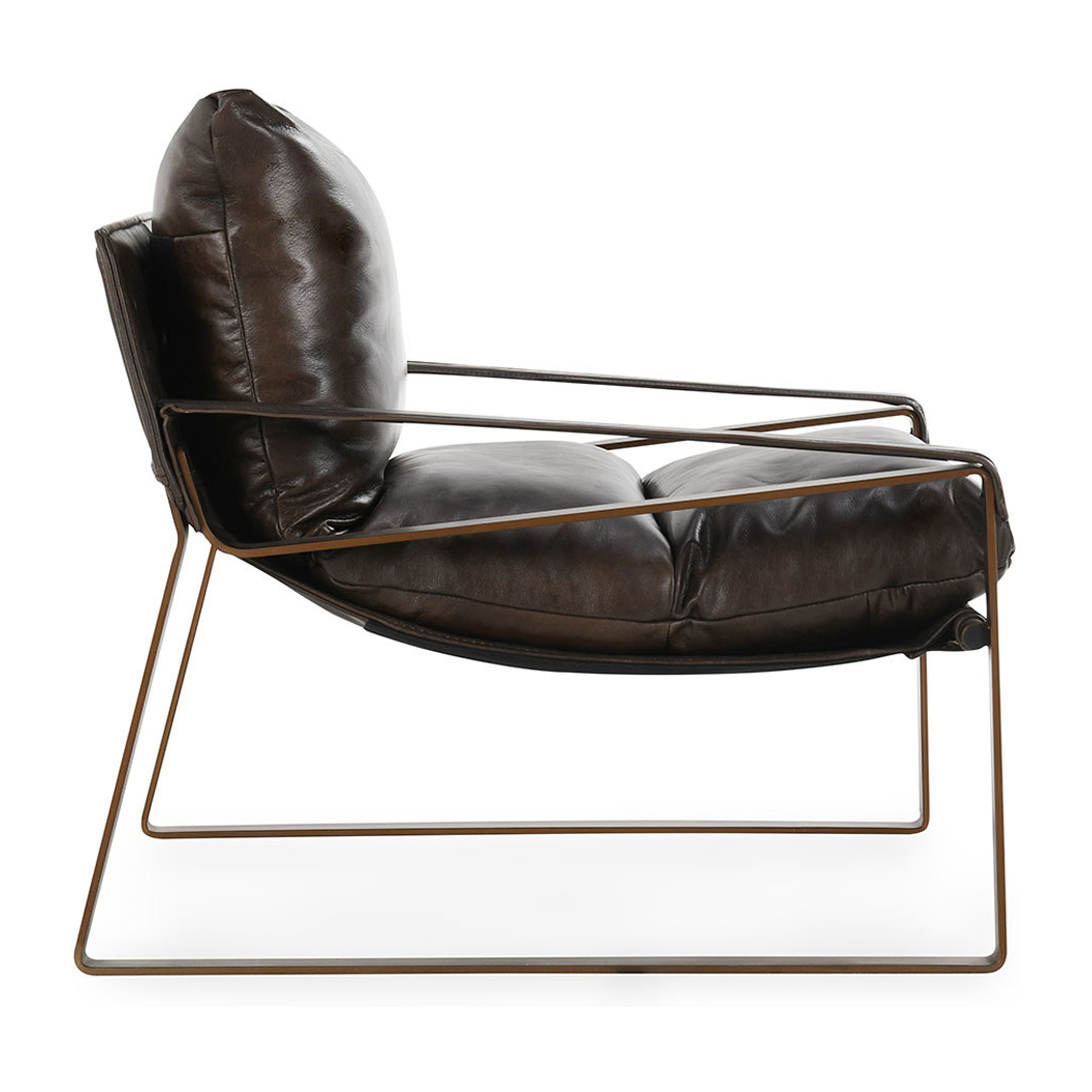 Classic Home Morgan Leather Accent Chair