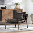 Classic Home Morgan Leather Accent Chair