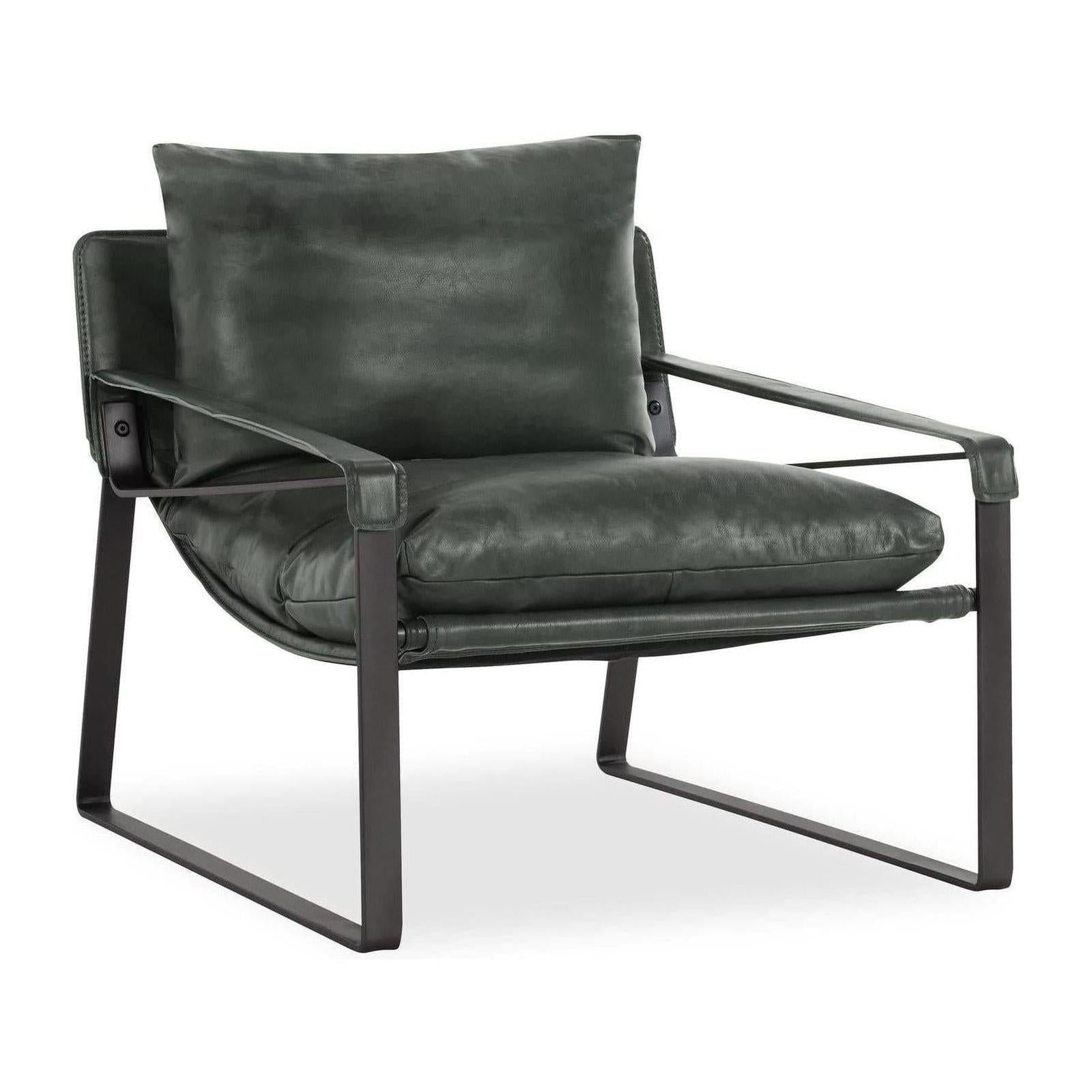 Classic Home Morgan Leather Accent Chair
