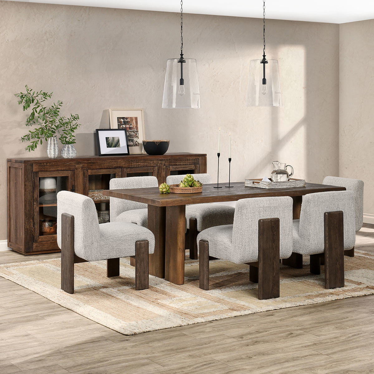 Classic Home Chelsea Upholstered/Wood Dining Chair