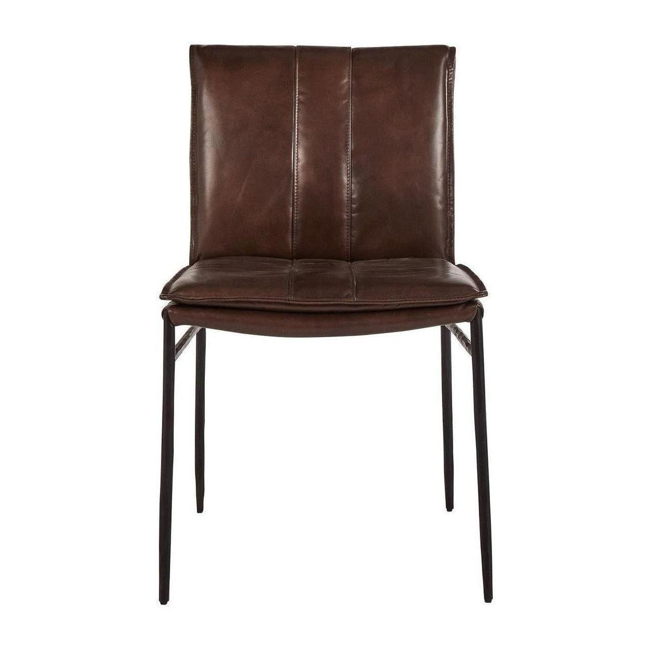 Classic Home Mayer Leather Dining Chair - Set of 2