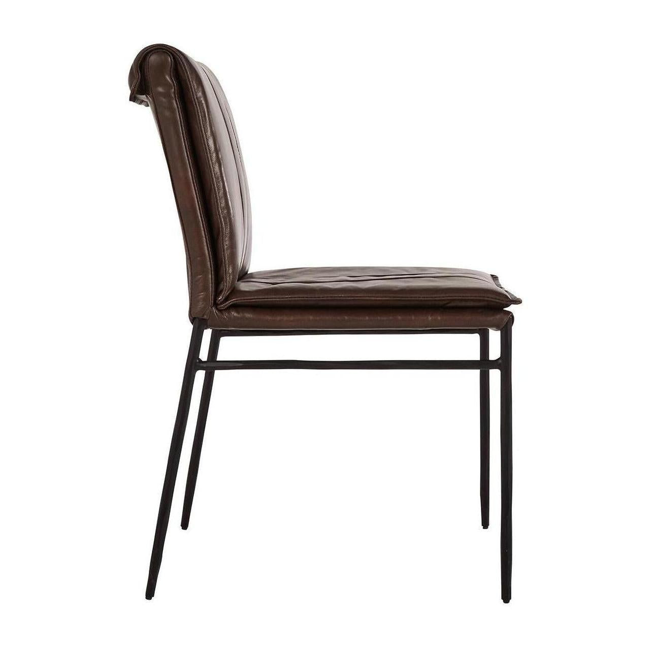 Classic Home Mayer Leather Dining Chair - Set of 2