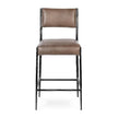 Classic Home Kayne Leather Counter Stool