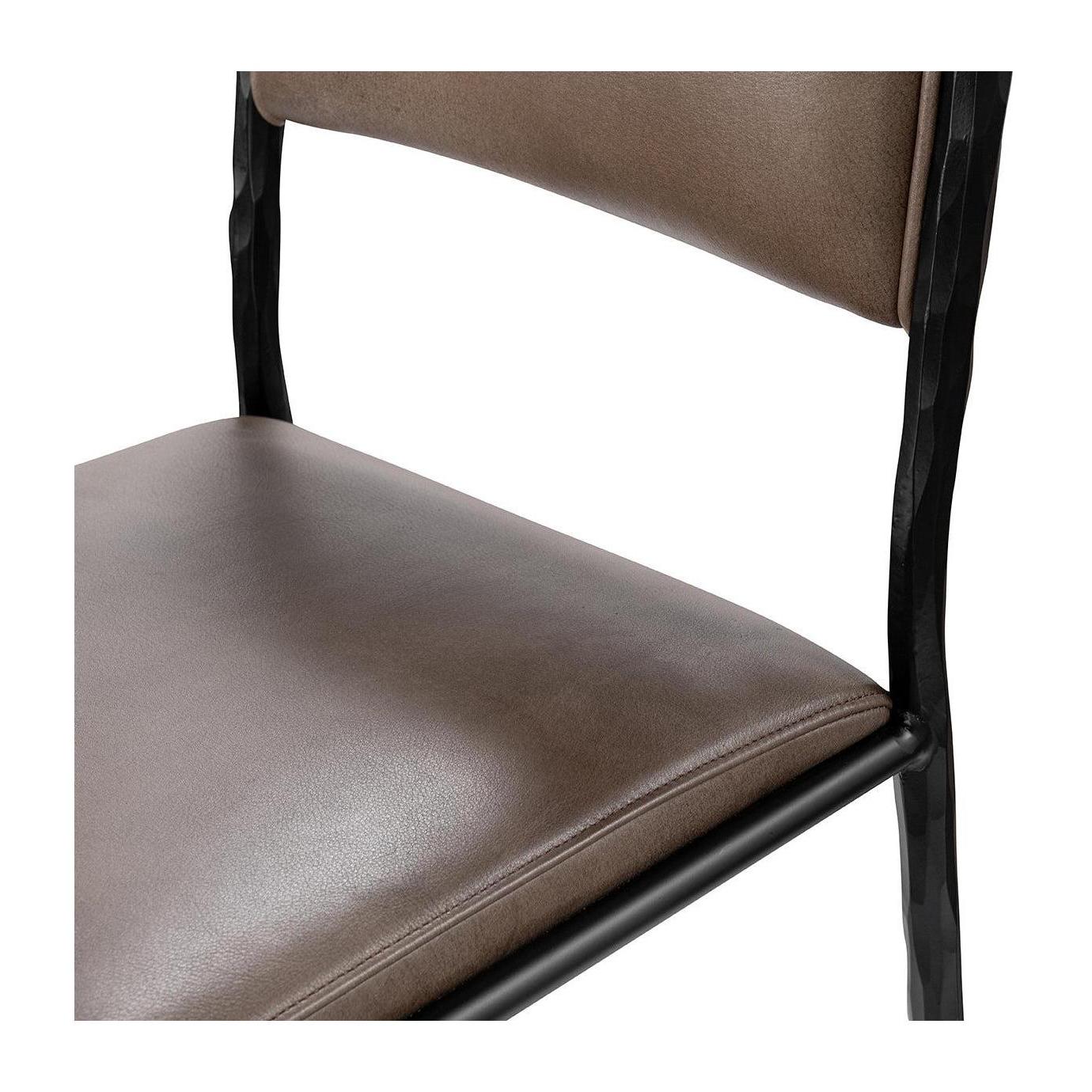 Classic Home Kayne Leather Counter Stool