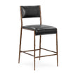 Classic Home Kayne Leather Counter Stool