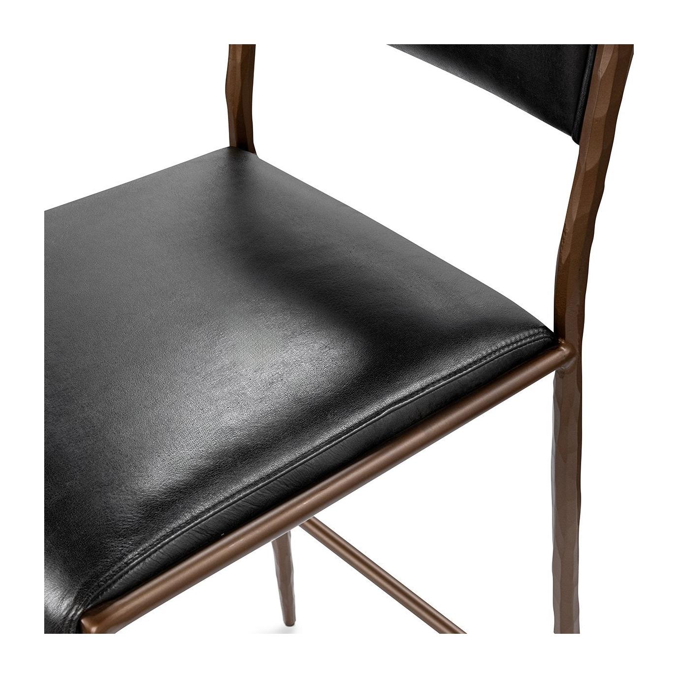 Classic Home Kayne Leather Counter Stool