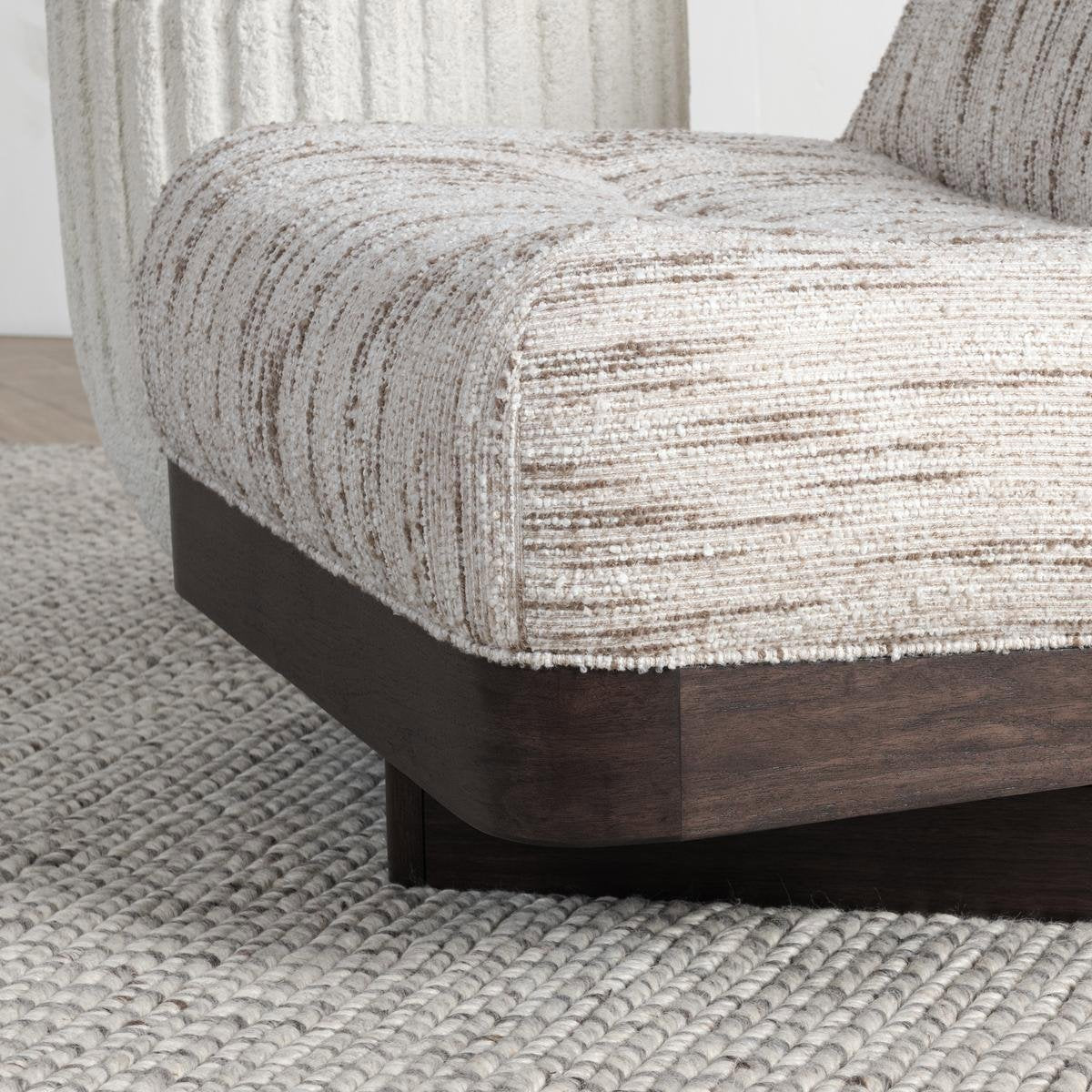 Classic Home Crandall Upholstered Swivel Chair