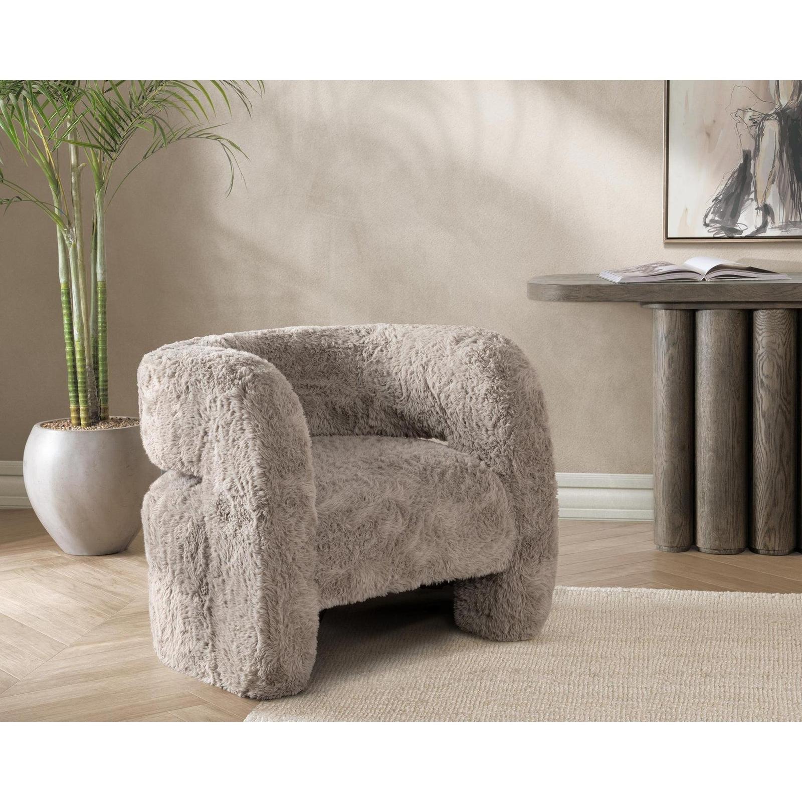Classic Home Teddy Plush Accent Chair