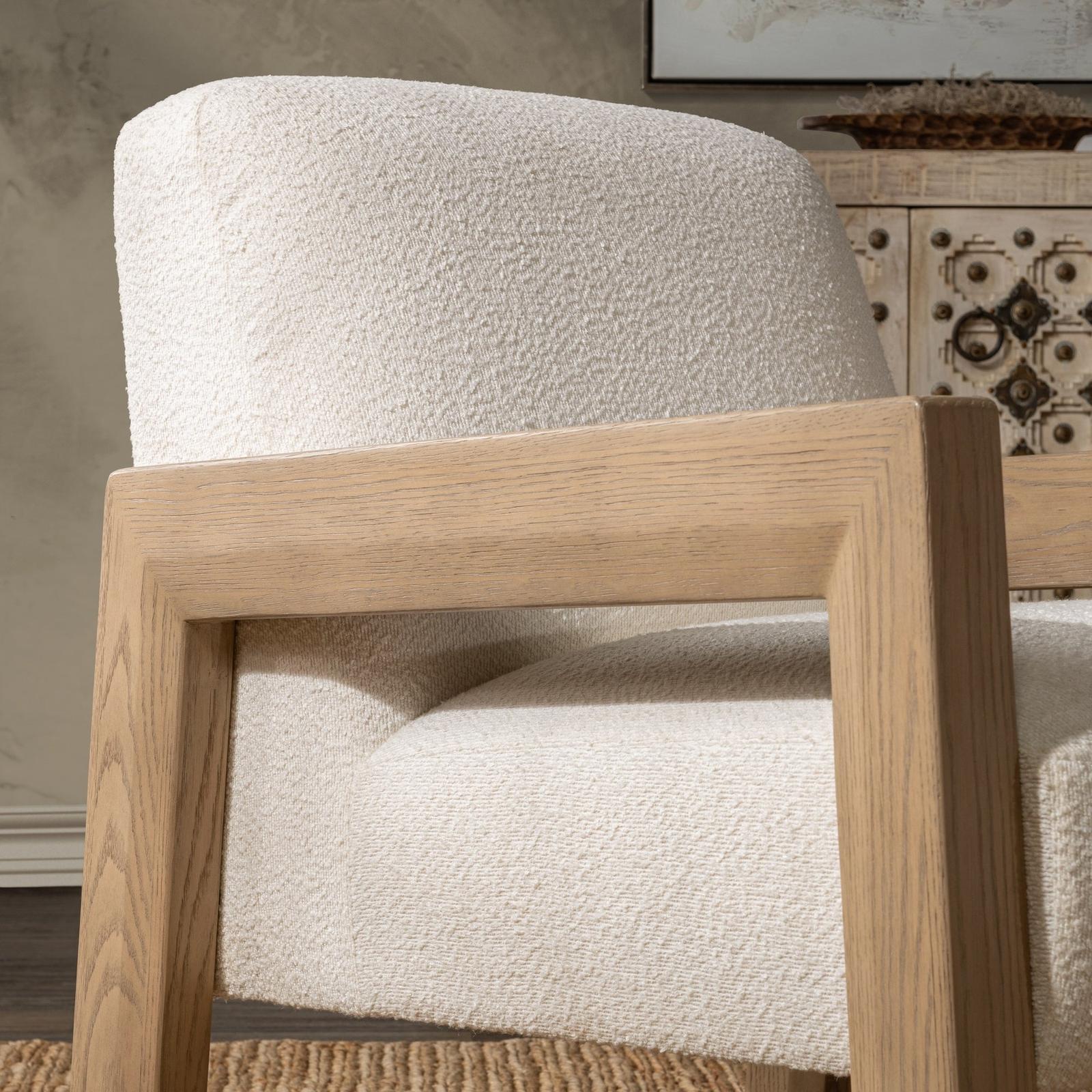 Classic Home Aliza Upholstered Accent Chair Clearance