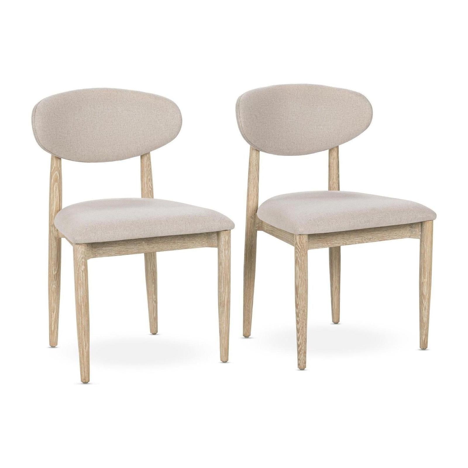 Classic Home Tiber Upholstered Dining Chair - Set of 2