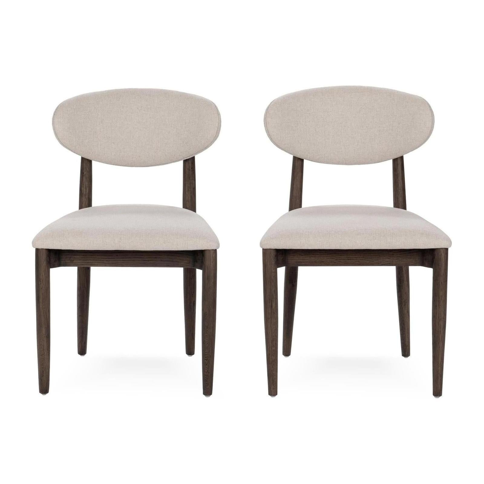 Classic Home Tiber Upholstered Dining Chair - Set of 2