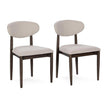 Classic Home Tiber Upholstered Dining Chair - Set of 2