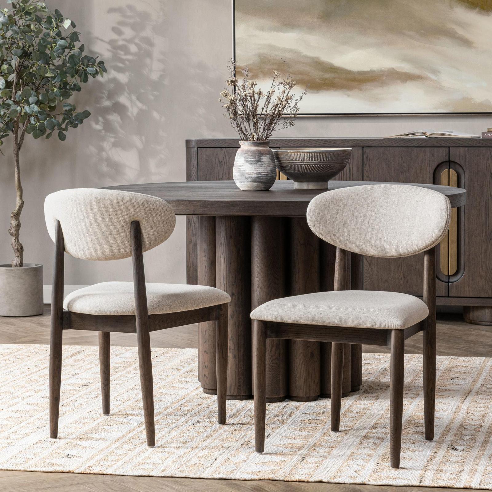 Classic Home Tiber Upholstered Dining Chair - Set of 2