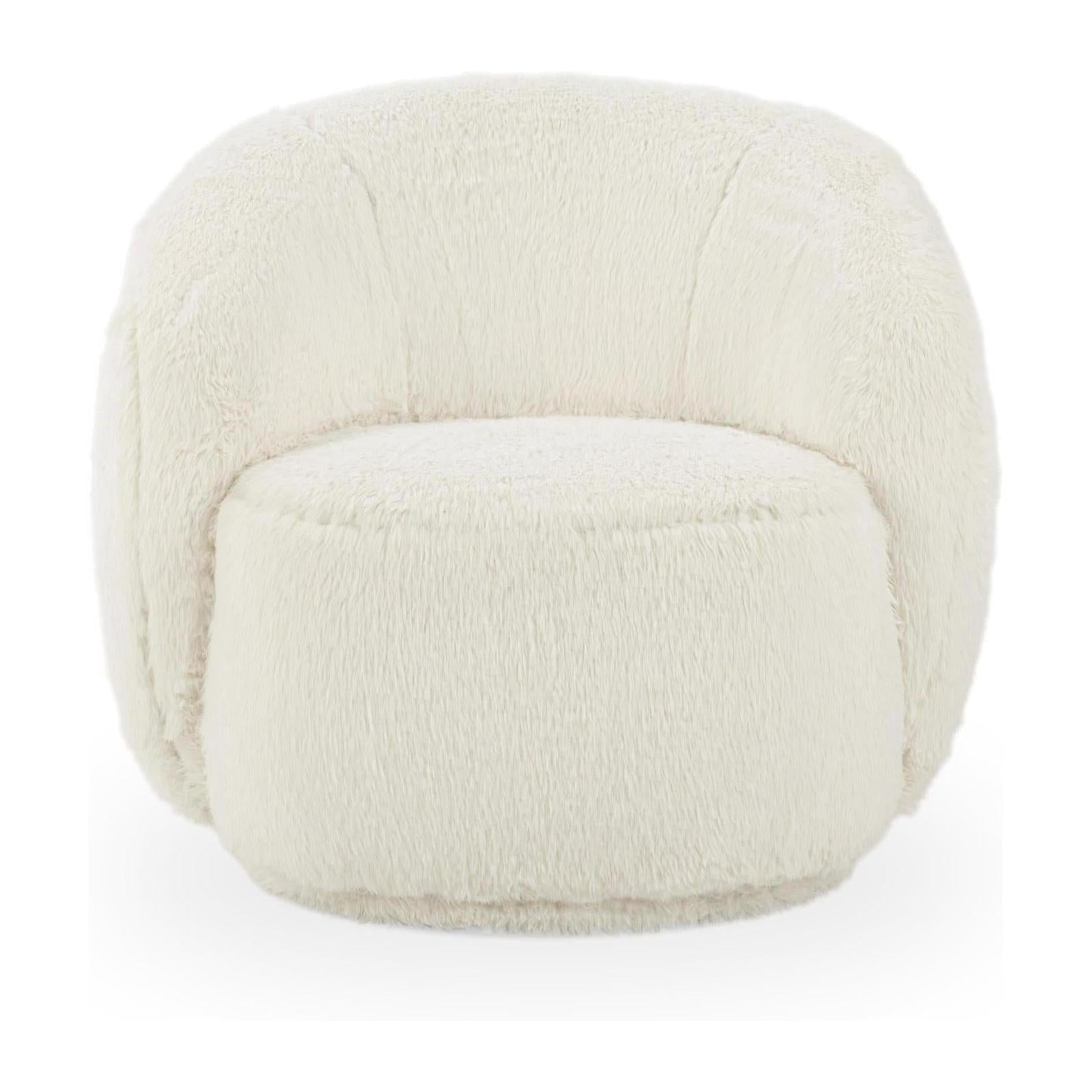 Classic Home Adley Plush Swivel Chair