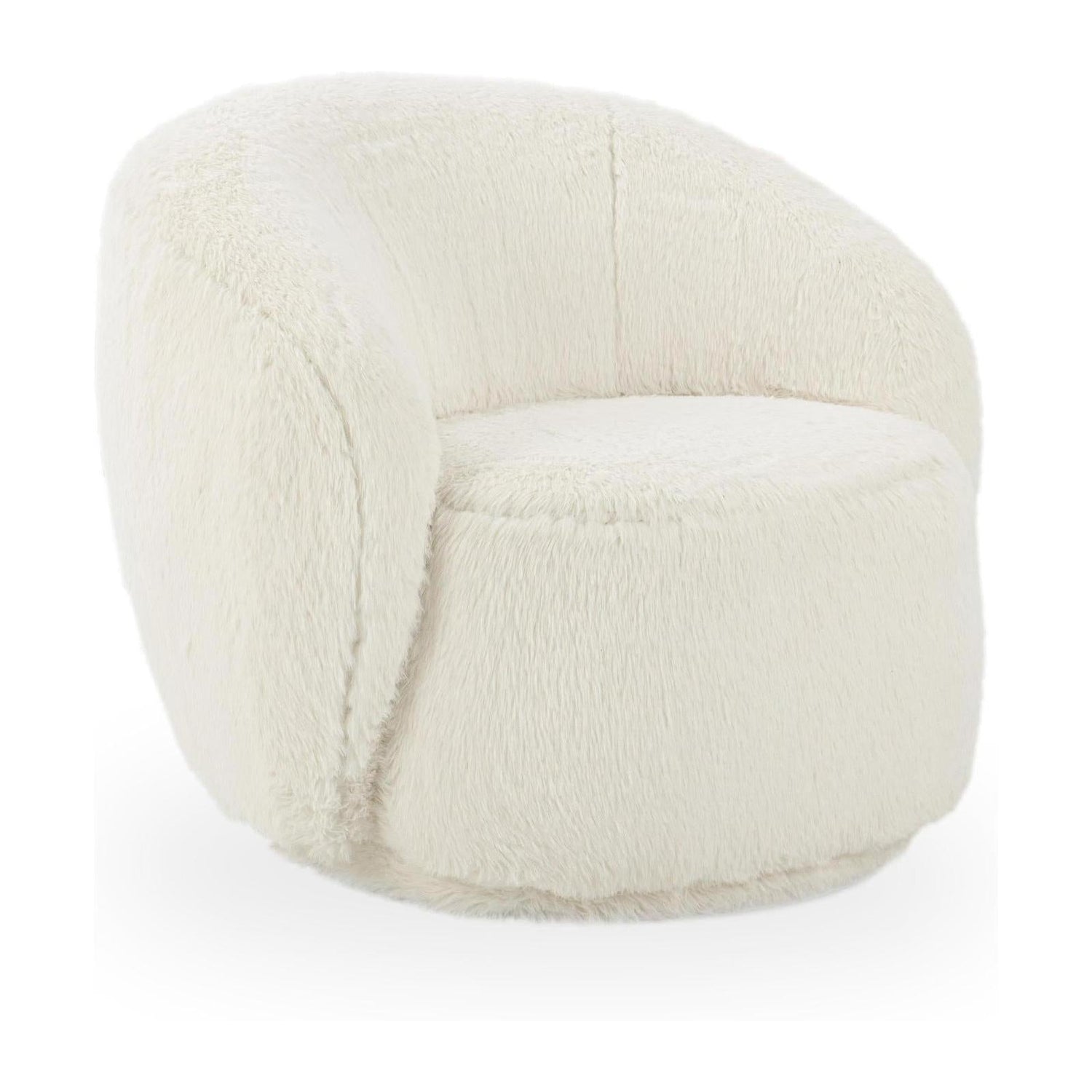 Classic Home Adley Plush Swivel Chair